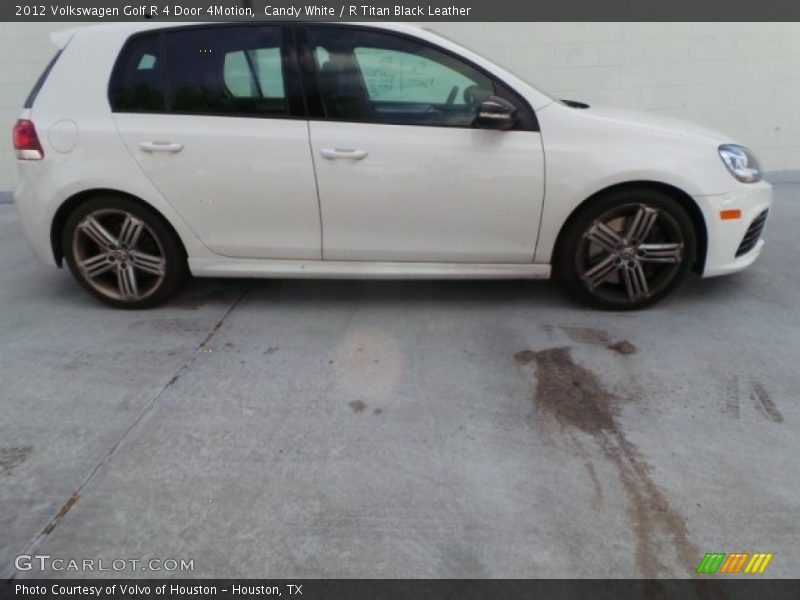 Candy White / R Titan Black Leather 2012 Volkswagen Golf R 4 Door 4Motion