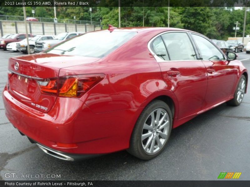 Riviera Red / Black 2013 Lexus GS 350 AWD
