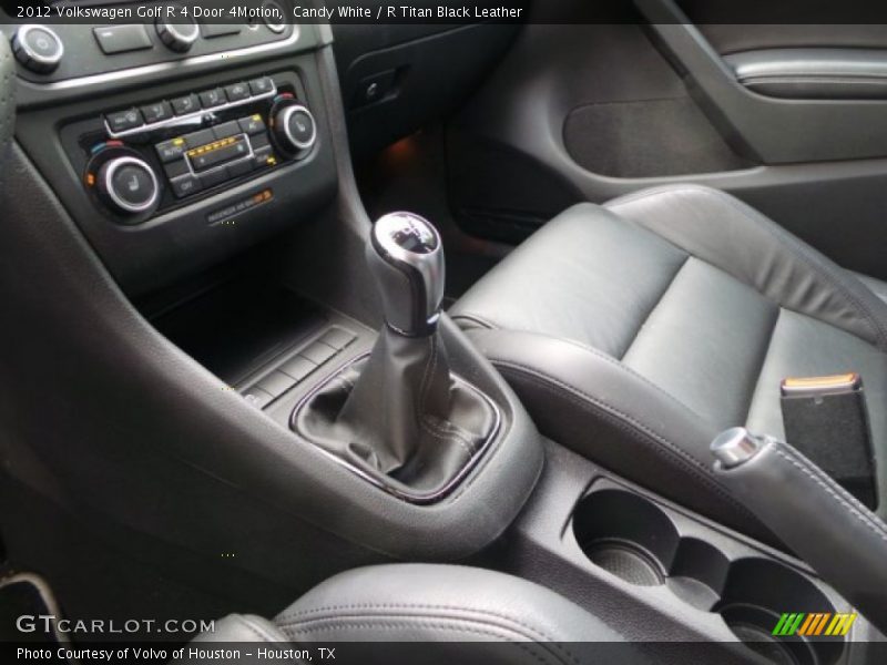 Candy White / R Titan Black Leather 2012 Volkswagen Golf R 4 Door 4Motion