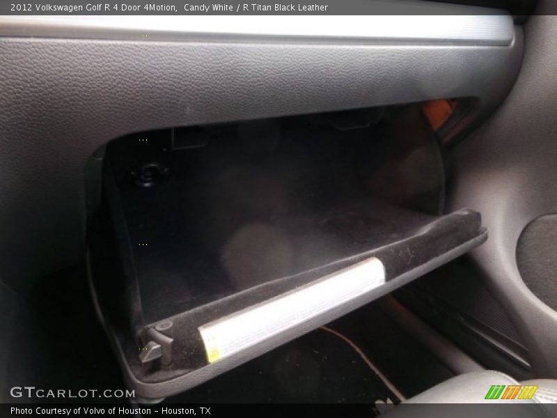 Candy White / R Titan Black Leather 2012 Volkswagen Golf R 4 Door 4Motion