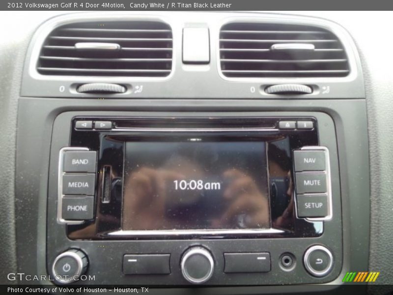 Candy White / R Titan Black Leather 2012 Volkswagen Golf R 4 Door 4Motion