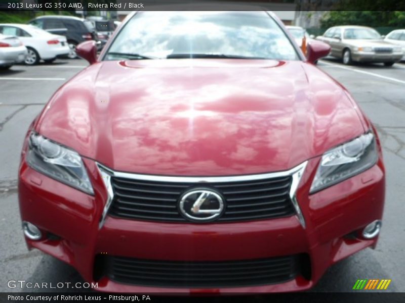 Riviera Red / Black 2013 Lexus GS 350 AWD