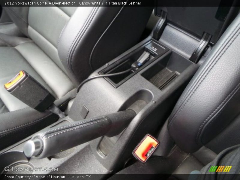 Candy White / R Titan Black Leather 2012 Volkswagen Golf R 4 Door 4Motion