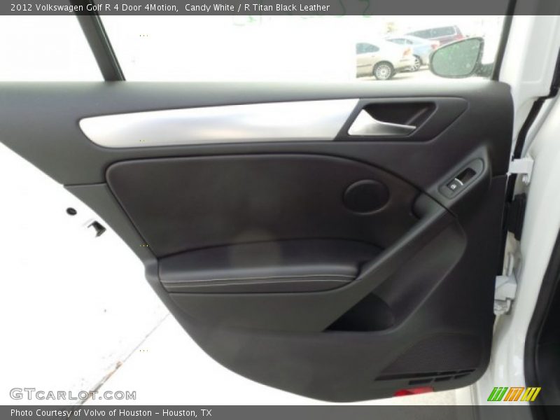 Candy White / R Titan Black Leather 2012 Volkswagen Golf R 4 Door 4Motion