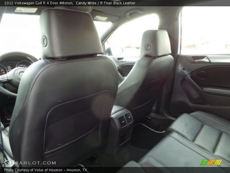 Candy White / R Titan Black Leather 2012 Volkswagen Golf R 4 Door 4Motion