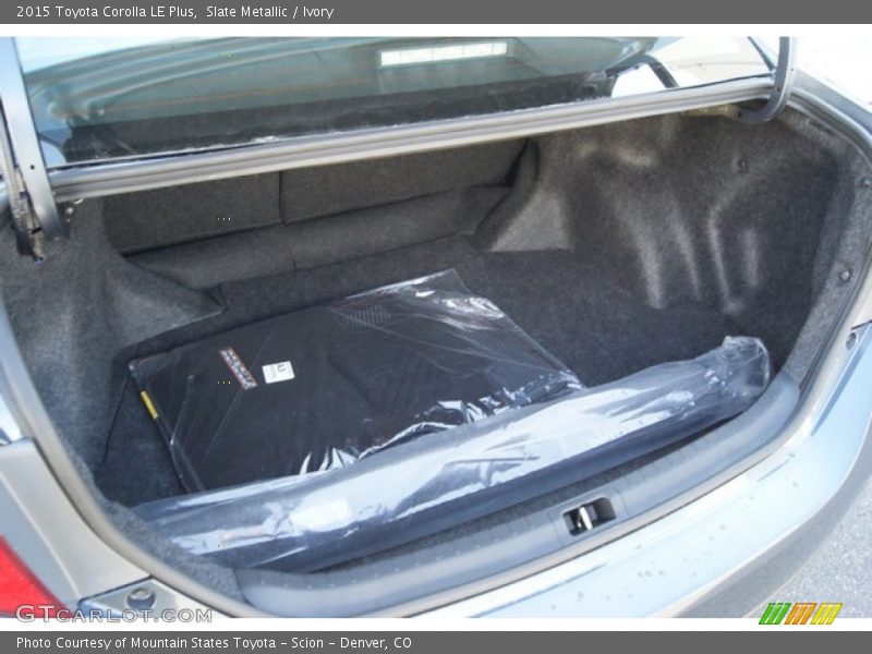  2015 Corolla LE Plus Trunk