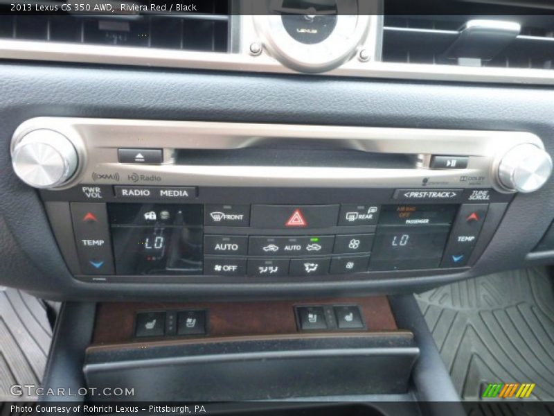 Riviera Red / Black 2013 Lexus GS 350 AWD