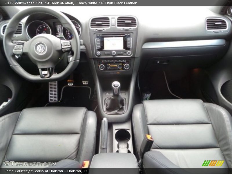 Candy White / R Titan Black Leather 2012 Volkswagen Golf R 4 Door 4Motion