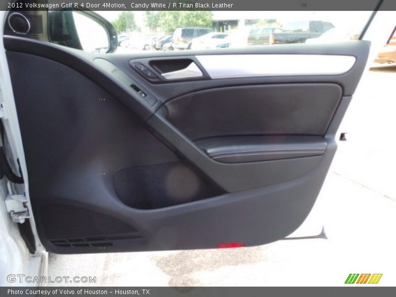 Candy White / R Titan Black Leather 2012 Volkswagen Golf R 4 Door 4Motion
