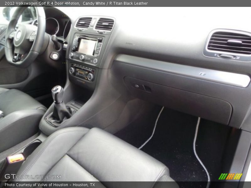 Candy White / R Titan Black Leather 2012 Volkswagen Golf R 4 Door 4Motion