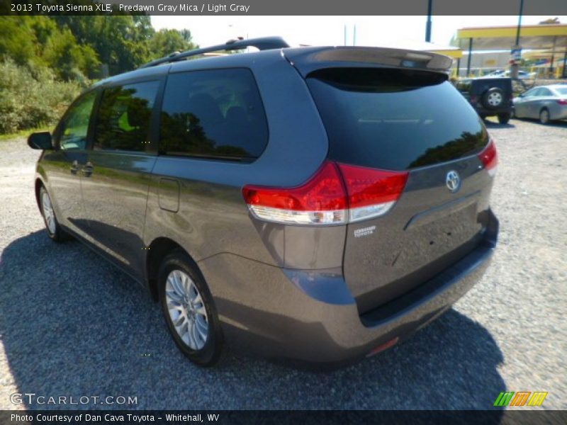 Predawn Gray Mica / Light Gray 2013 Toyota Sienna XLE