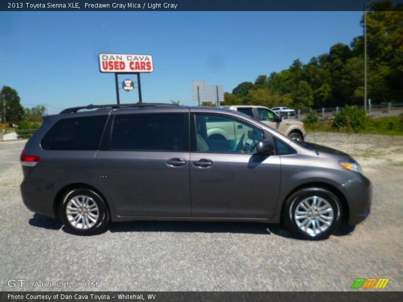 Predawn Gray Mica / Light Gray 2013 Toyota Sienna XLE