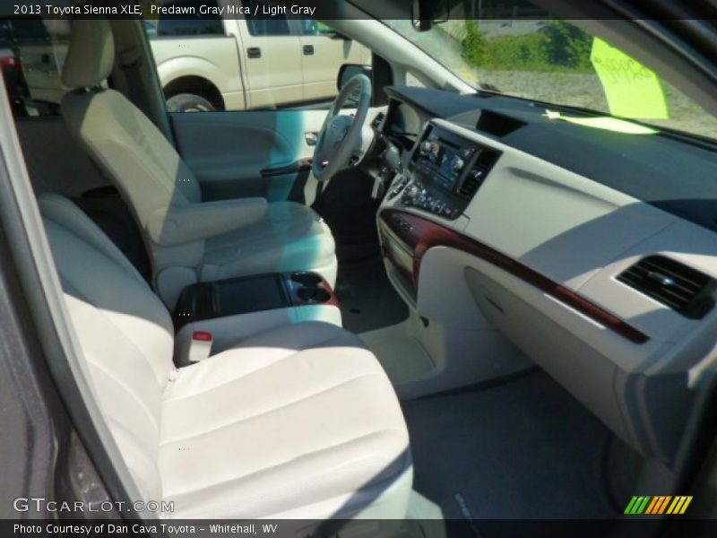 Predawn Gray Mica / Light Gray 2013 Toyota Sienna XLE