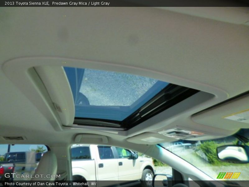 Predawn Gray Mica / Light Gray 2013 Toyota Sienna XLE