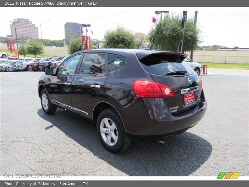 Black Amethyst / Gray 2013 Nissan Rogue S AWD