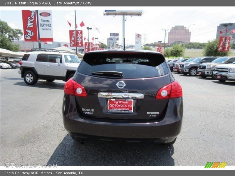 Black Amethyst / Gray 2013 Nissan Rogue S AWD