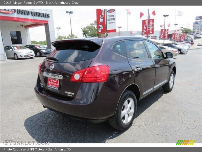 Black Amethyst / Gray 2013 Nissan Rogue S AWD