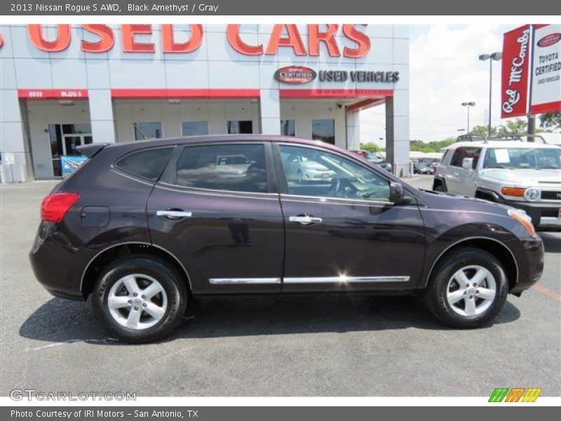 Black Amethyst / Gray 2013 Nissan Rogue S AWD