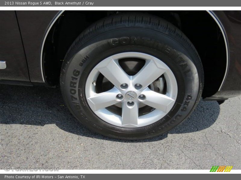 Black Amethyst / Gray 2013 Nissan Rogue S AWD