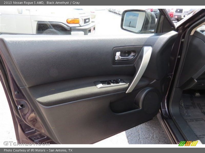 Black Amethyst / Gray 2013 Nissan Rogue S AWD