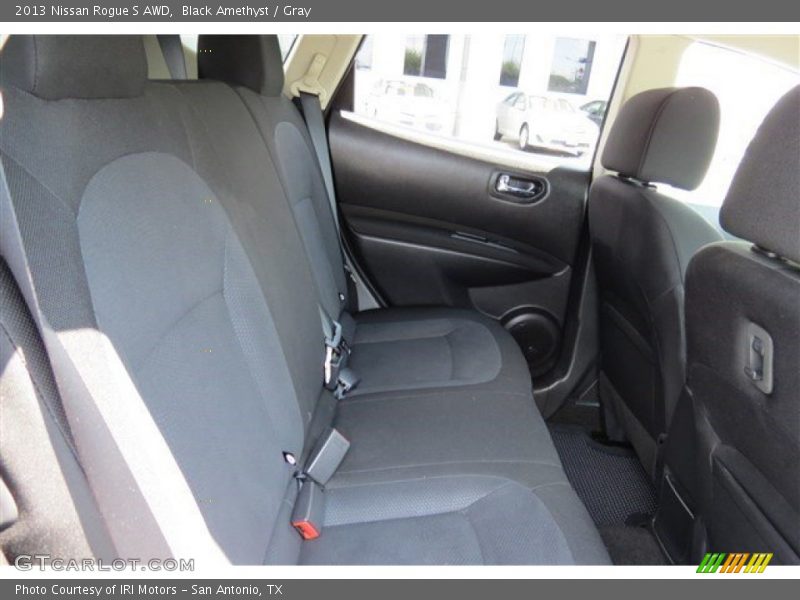 Black Amethyst / Gray 2013 Nissan Rogue S AWD