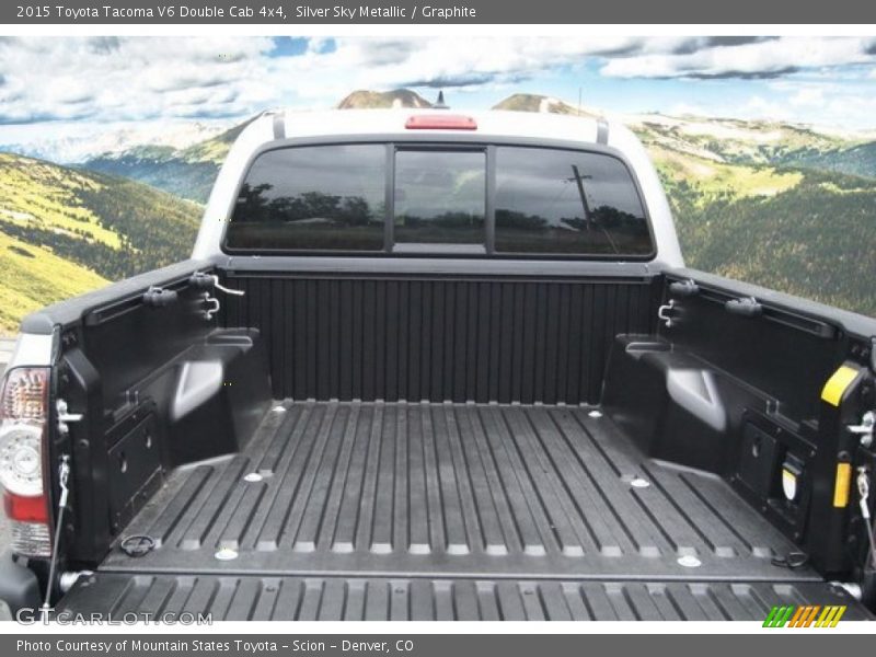 Silver Sky Metallic / Graphite 2015 Toyota Tacoma V6 Double Cab 4x4