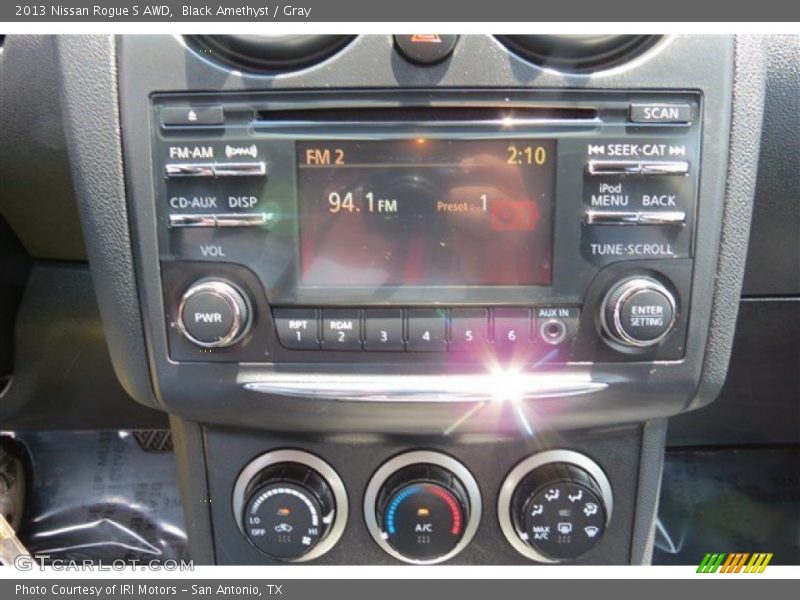 Black Amethyst / Gray 2013 Nissan Rogue S AWD