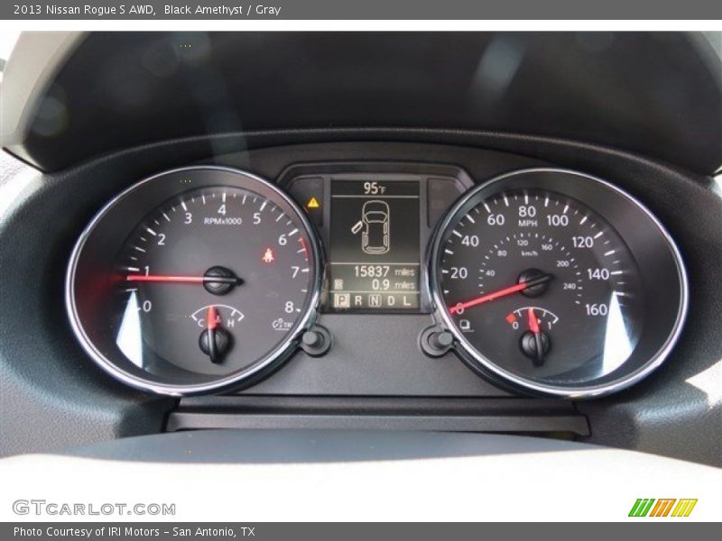 Black Amethyst / Gray 2013 Nissan Rogue S AWD