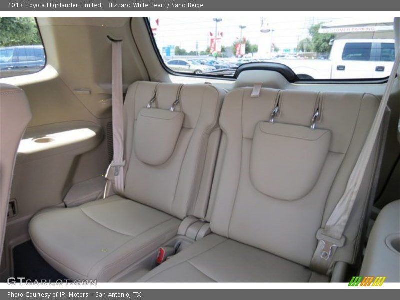 Blizzard White Pearl / Sand Beige 2013 Toyota Highlander Limited