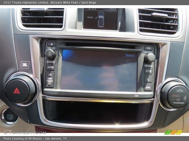 Blizzard White Pearl / Sand Beige 2013 Toyota Highlander Limited