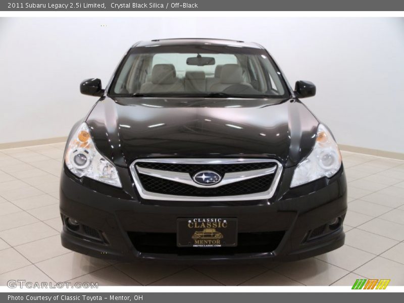 Crystal Black Silica / Off-Black 2011 Subaru Legacy 2.5i Limited