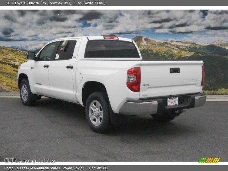Super White / Black 2014 Toyota Tundra SR5 Crewmax 4x4