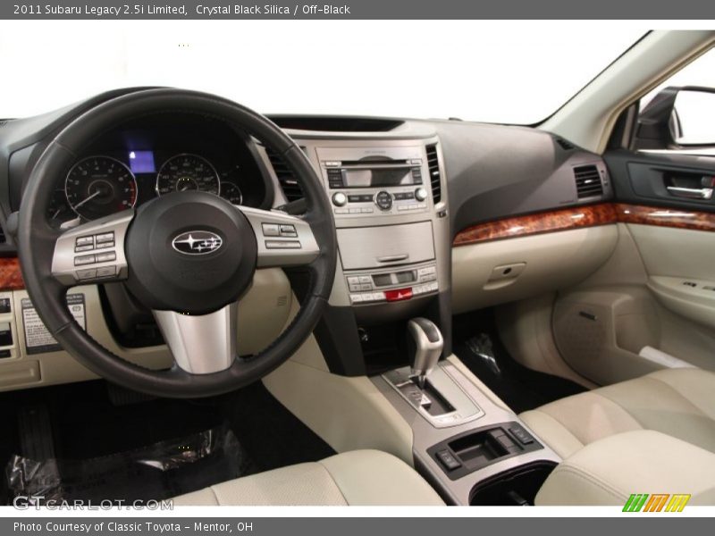 Crystal Black Silica / Off-Black 2011 Subaru Legacy 2.5i Limited