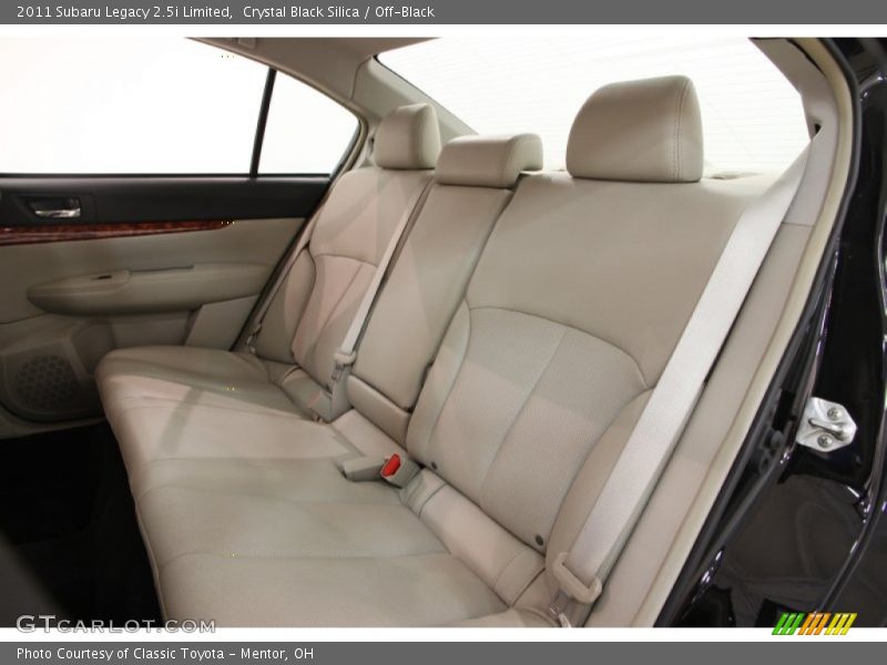 Crystal Black Silica / Off-Black 2011 Subaru Legacy 2.5i Limited