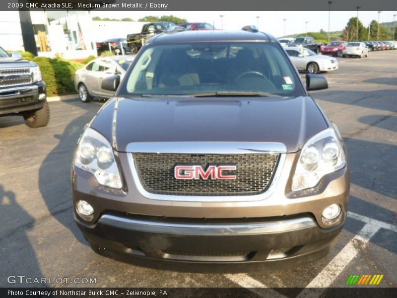 Medium Brown Metallic / Ebony 2009 GMC Acadia SLE