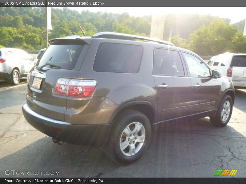 Medium Brown Metallic / Ebony 2009 GMC Acadia SLE
