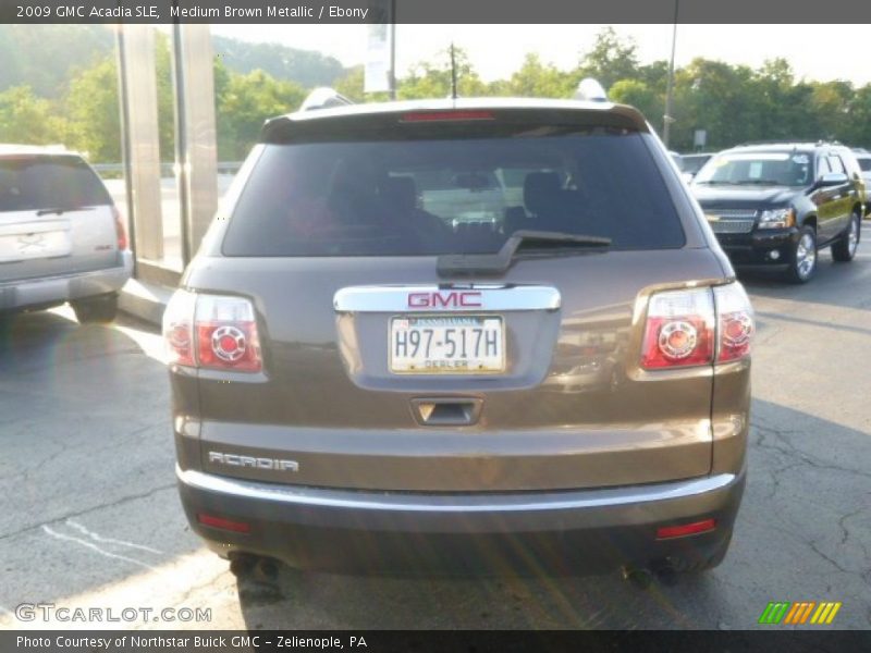 Medium Brown Metallic / Ebony 2009 GMC Acadia SLE