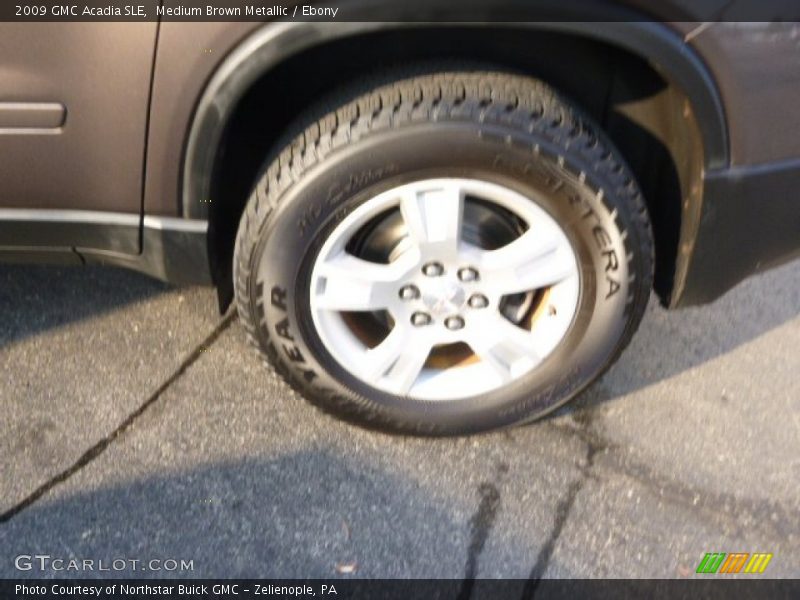 Medium Brown Metallic / Ebony 2009 GMC Acadia SLE