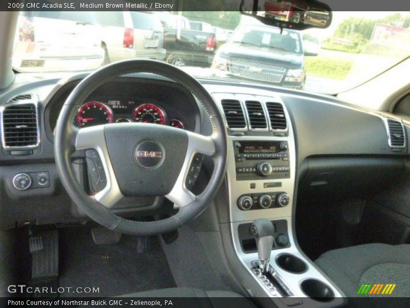 Medium Brown Metallic / Ebony 2009 GMC Acadia SLE