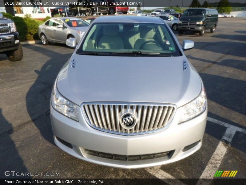 Quicksilver Metallic / Dark Titanium/Light Titanium 2010 Buick LaCrosse CX