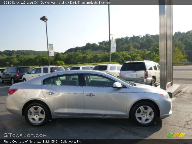 Quicksilver Metallic / Dark Titanium/Light Titanium 2010 Buick LaCrosse CX