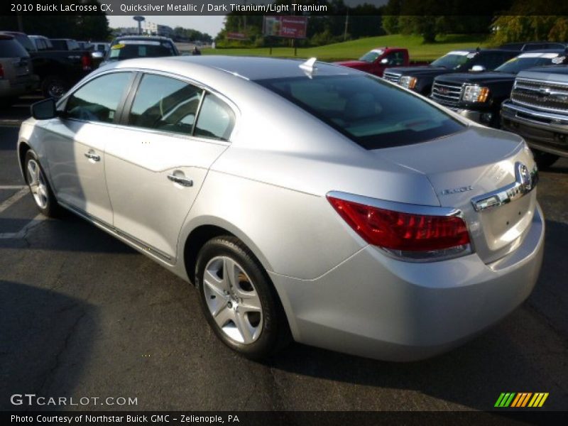 Quicksilver Metallic / Dark Titanium/Light Titanium 2010 Buick LaCrosse CX