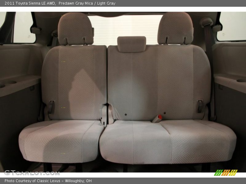 Predawn Gray Mica / Light Gray 2011 Toyota Sienna LE AWD
