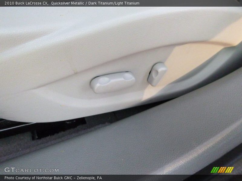 Quicksilver Metallic / Dark Titanium/Light Titanium 2010 Buick LaCrosse CX
