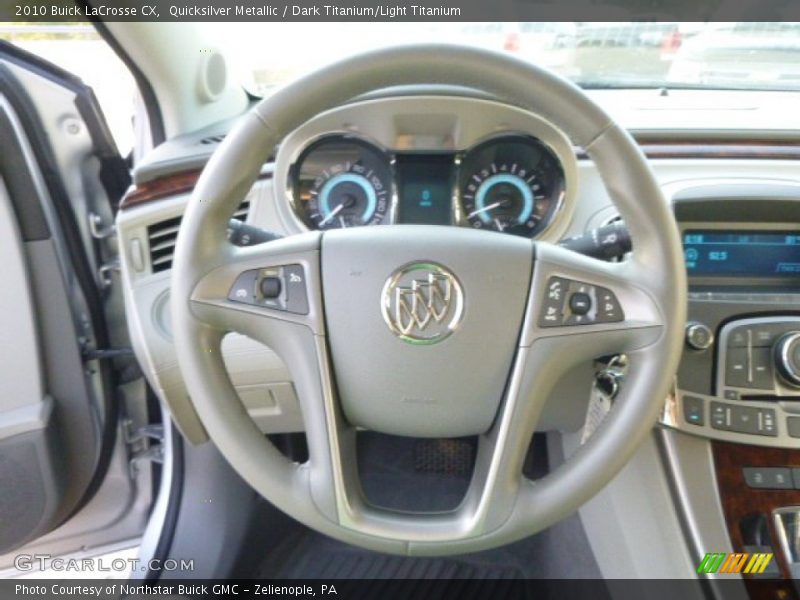 Quicksilver Metallic / Dark Titanium/Light Titanium 2010 Buick LaCrosse CX