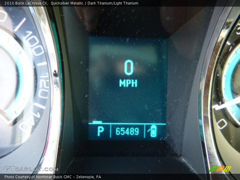 Quicksilver Metallic / Dark Titanium/Light Titanium 2010 Buick LaCrosse CX