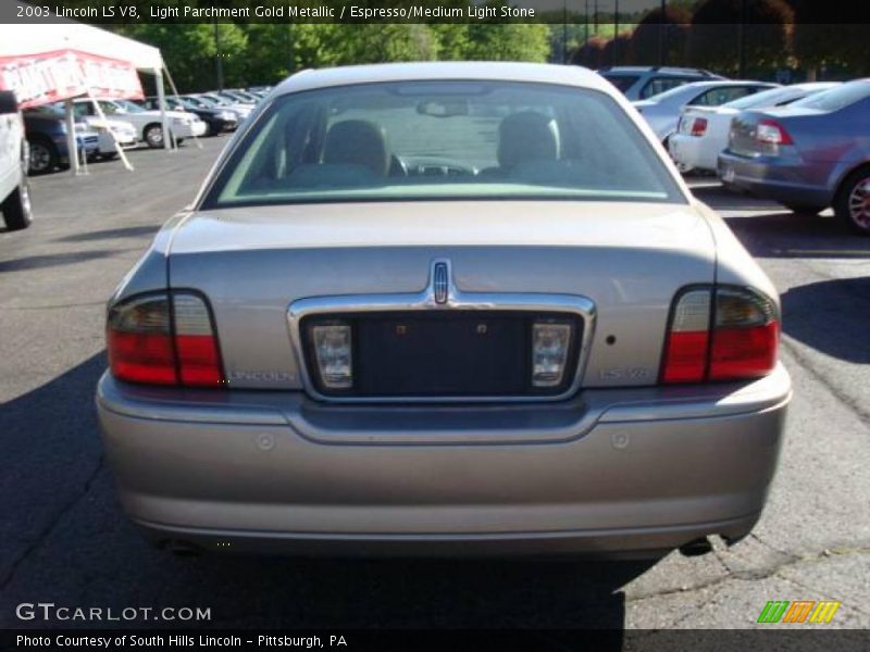 Light Parchment Gold Metallic / Espresso/Medium Light Stone 2003 Lincoln LS V8