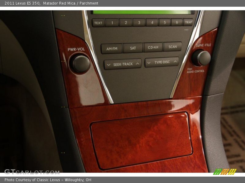 Matador Red Mica / Parchment 2011 Lexus ES 350