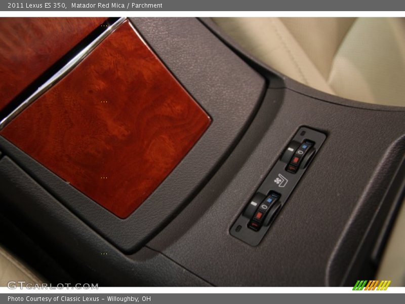 Matador Red Mica / Parchment 2011 Lexus ES 350