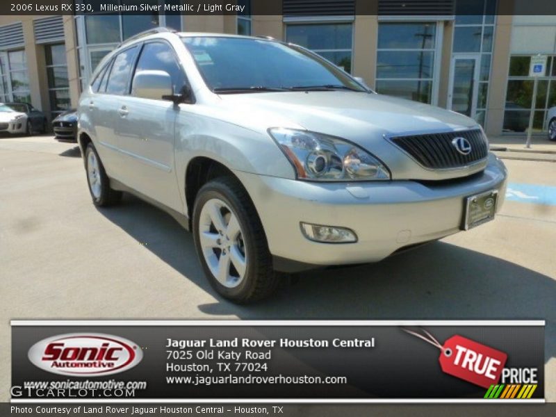 Millenium Silver Metallic / Light Gray 2006 Lexus RX 330